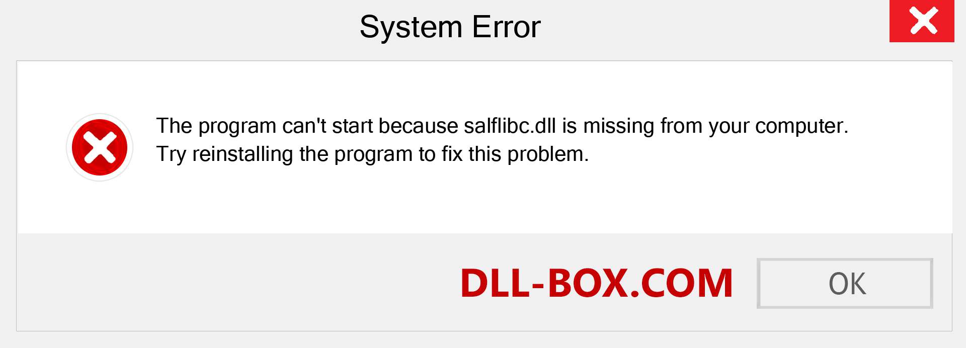  salflibc.dll file is missing?. Download for Windows 7, 8, 10 - Fix  salflibc dll Missing Error on Windows, photos, images